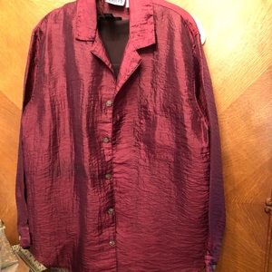 CHICO'S Shirt/blouse, long sleeve can roll sleeve